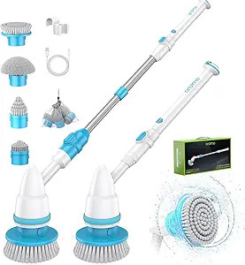 Oraimo Electric Spin Scrubber, Electric Bathroom Scrubber, 430RPM Cordless Shower Scrubber with A... | Amazon (US)