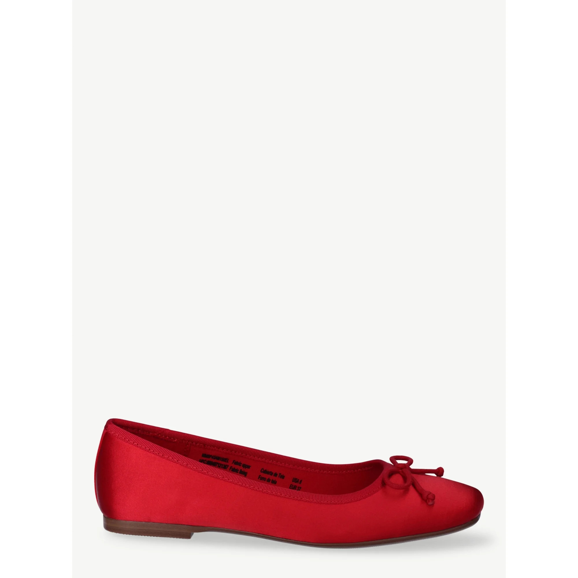 Scoop Women's Square Toe Ballet Flats - Walmart.com | Walmart (US)