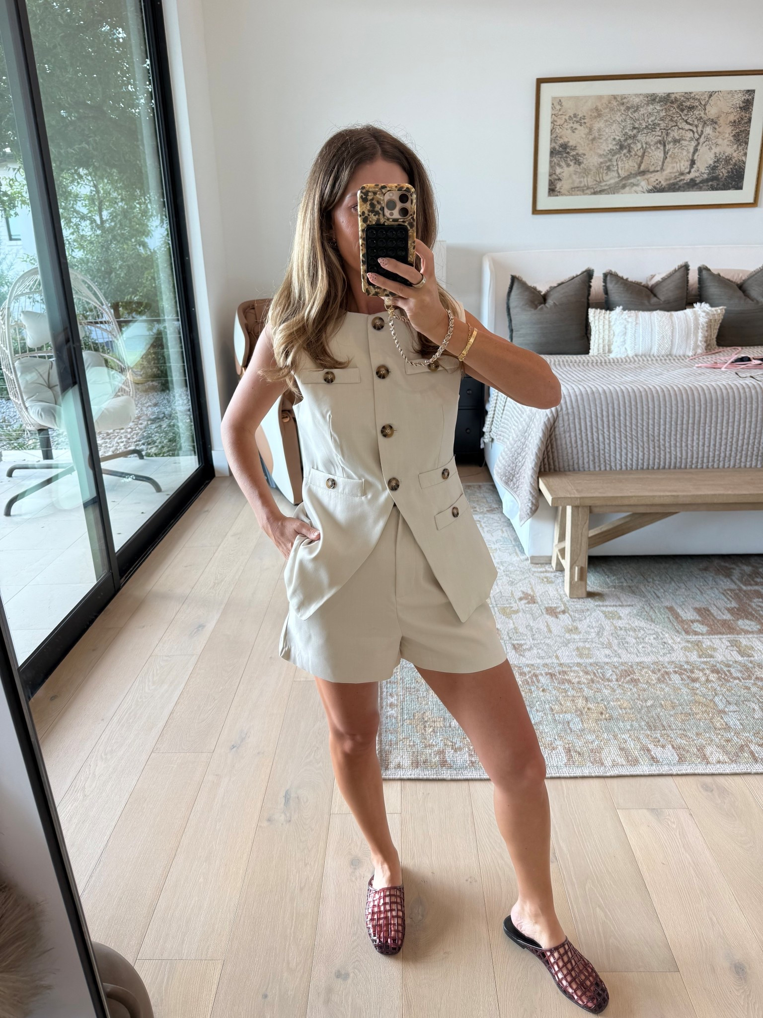 Loving this two piece set from Amazon! Wearing size small
Jelly sandals run tts 
Coach suede purse + Veronica beard bag charms 
Tom ford sunglasses 

Tankaneo Womens 2 Piece Outfits Casual Suit Sets Sleeveless Button Down Blazer Vest Shorts Office Business Matching Set

🔍: Amazon, Amazon fashion, affordable fashion, budget friendly, business casual, two piece set, petite style, jelly sandals, moms over 40 style, Texas content creator 

#LTKFindsUnder50 #LTKStyleTip #LTKPetite