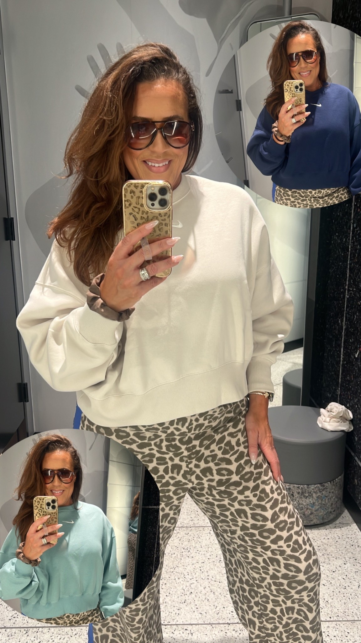 I love these Nike Phoenix fleece oversized sweatshirts! Got them in 3 colors. They are comfortable, cozy and flattering. Back to school shopping means moms get to shop too! 😂 school drop-off outfit, running errands, Fall transition outfit, pre-fall outfit @nike #LaidbackLuxeLife

Sweatshirt: L (they are oversized so you can size down. I like them a little oversized so I did not size down.)
Pants: L (sized up 1 for length)

Hey Beautiful! Feel free to comment on this post if you have any questions! 🫶🏽

Follow me for more fashion finds, beauty faves, lifestyle, home decor, sales and more! So glad you’re here!! XO, Karma

#LTKSeasonal #LTKStyleTip #LTKFindsUnder100