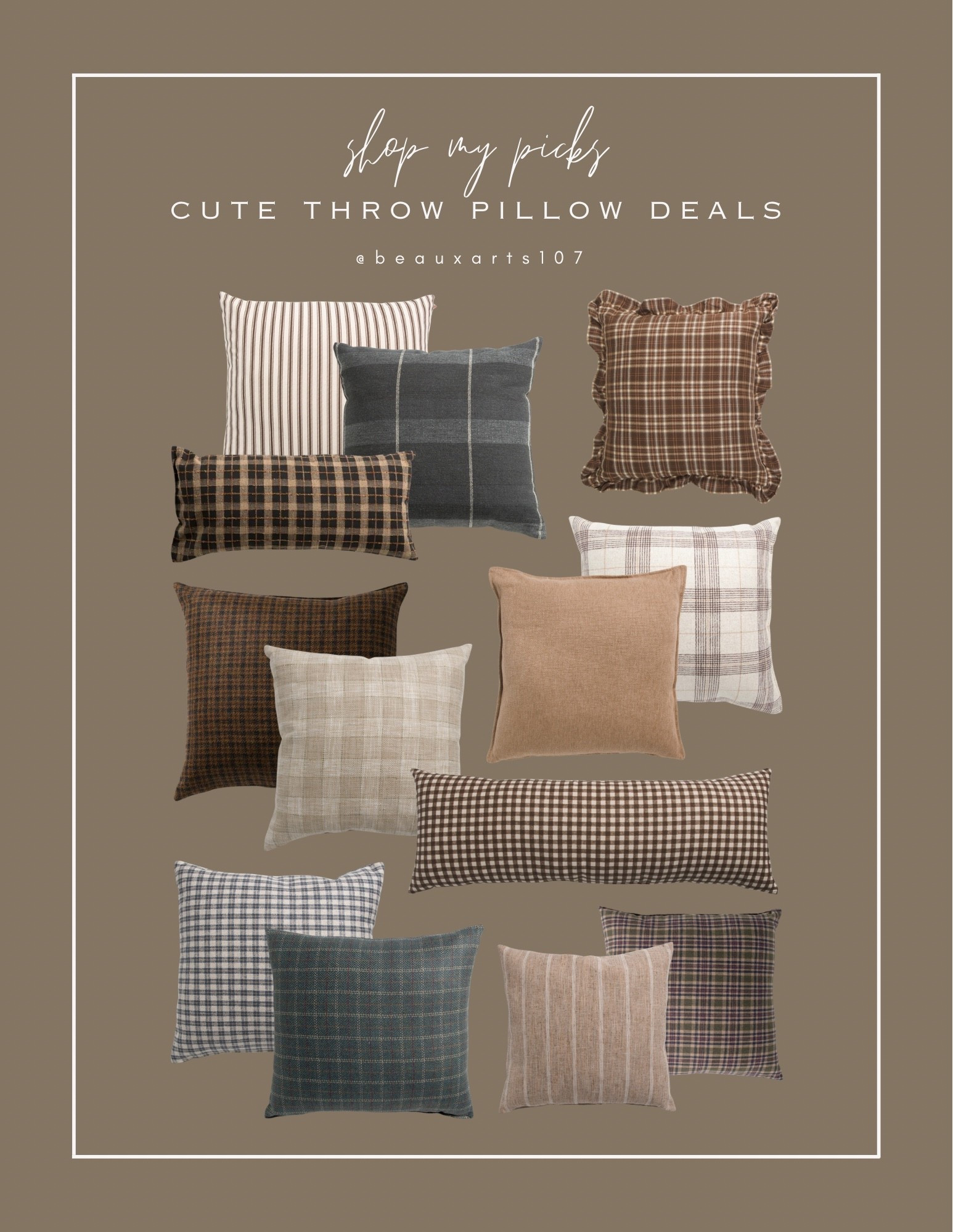 Save on these cute throw pillow deals for your bedroom/sofas 
!

#LTKHome #LTKSaleAlert