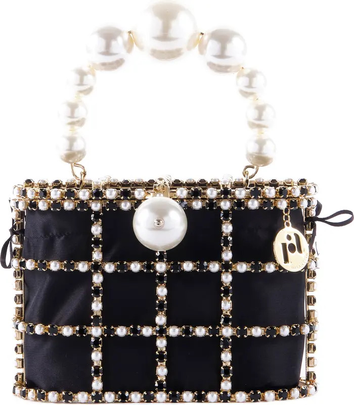 Holli Polka Crystal & Imitation Pearl Bag | Nordstrom