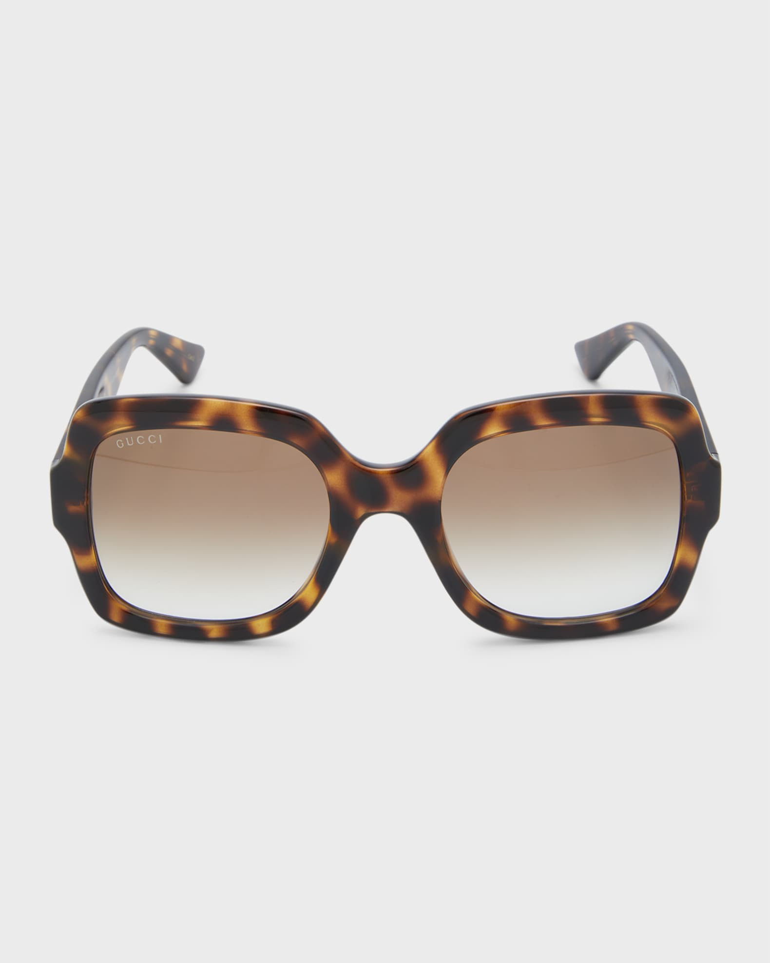 Gradient GG Square Injection Plastic Sunglasses | Neiman Marcus