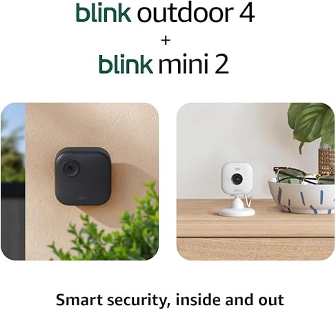 Blink Outdoor 4 + Mini 2 – Wireless smart security camera, two-year battery life, 1080p HD day ... | Amazon (US)