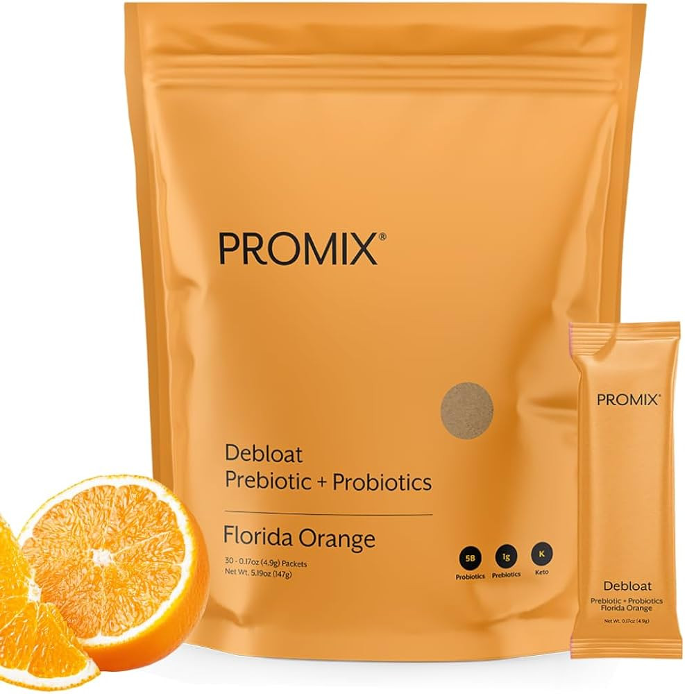 ProMix Nutrition Debloat Prebiotics and Probiotics with Baobab - Rich in Vitamin C, Bloating Reli... | Amazon (US)