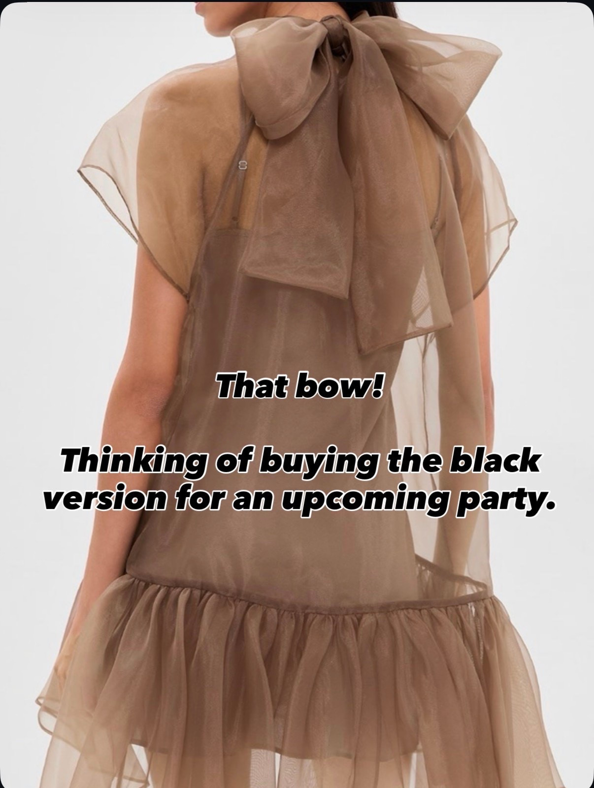 Fall dress