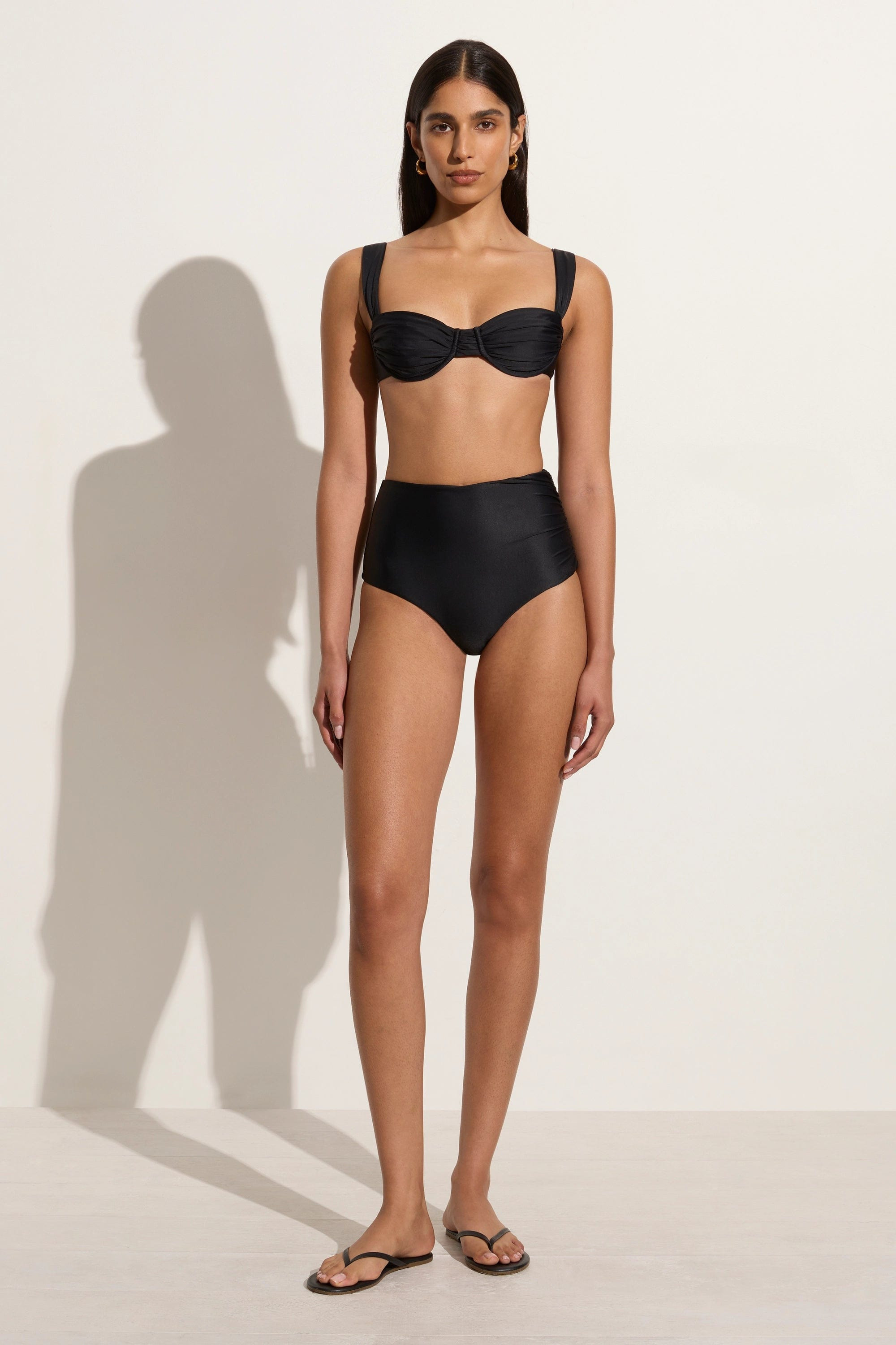 Bianca Bikini Bottoms Black, L / BLACK | Faithfull (AU)