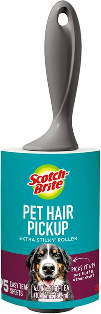 Scotch-Brite Pet Extra Sticky Hair Lint Roller, 95 Sheets | Amazon (US)