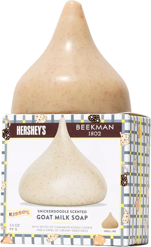 Beekman 1802 x HERSHEY'S Limited Edition KISSES Snickerdoodle Goat Milk Soap Bar (3.5oz) - Featur... | Amazon (US)