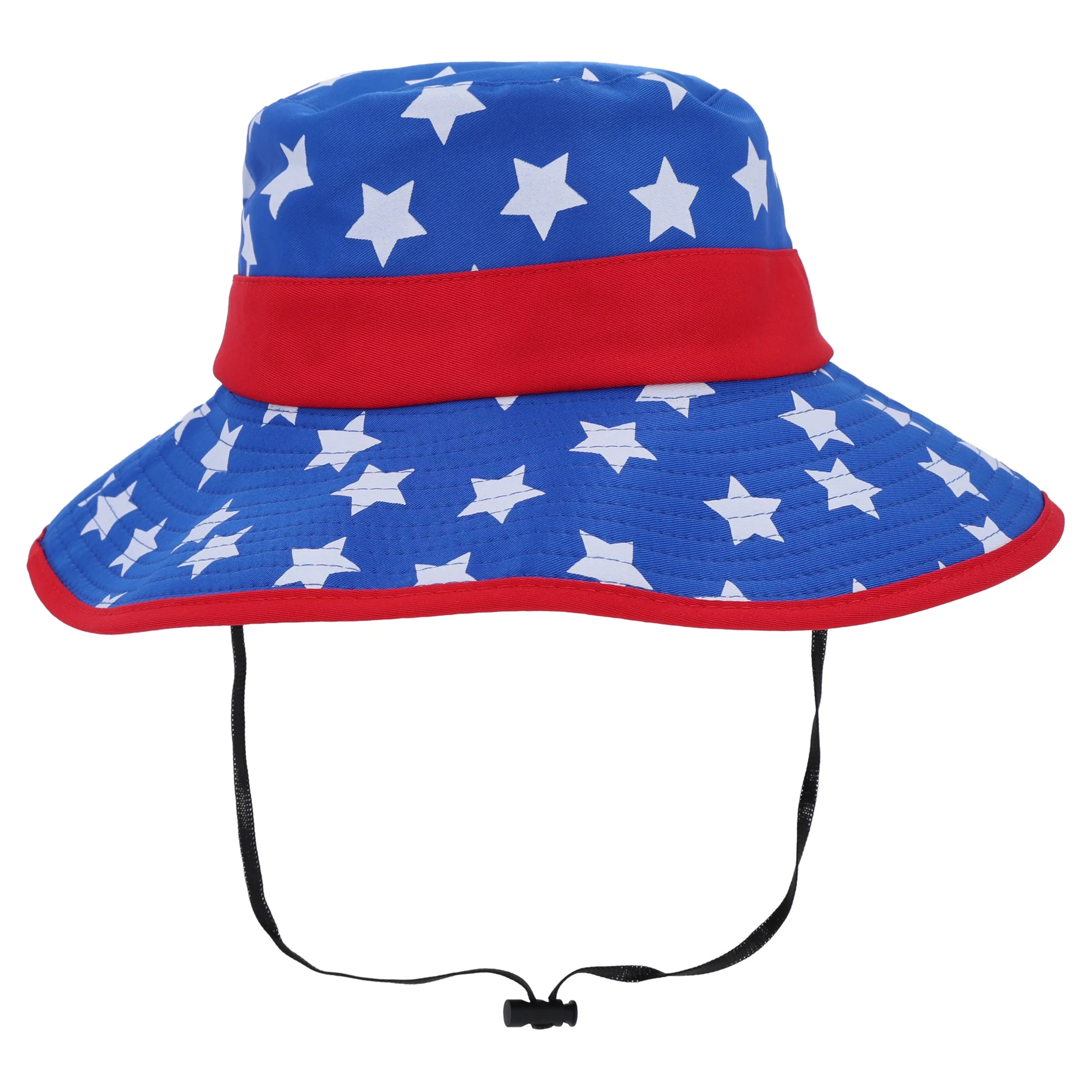Star Beach Hat, Red/White/Blue, One Size, Patriotic by Way To Celebrate | Walmart (US)