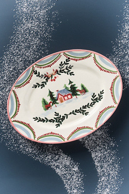 Halisa Stoneware Platter | Anthropologie (US)