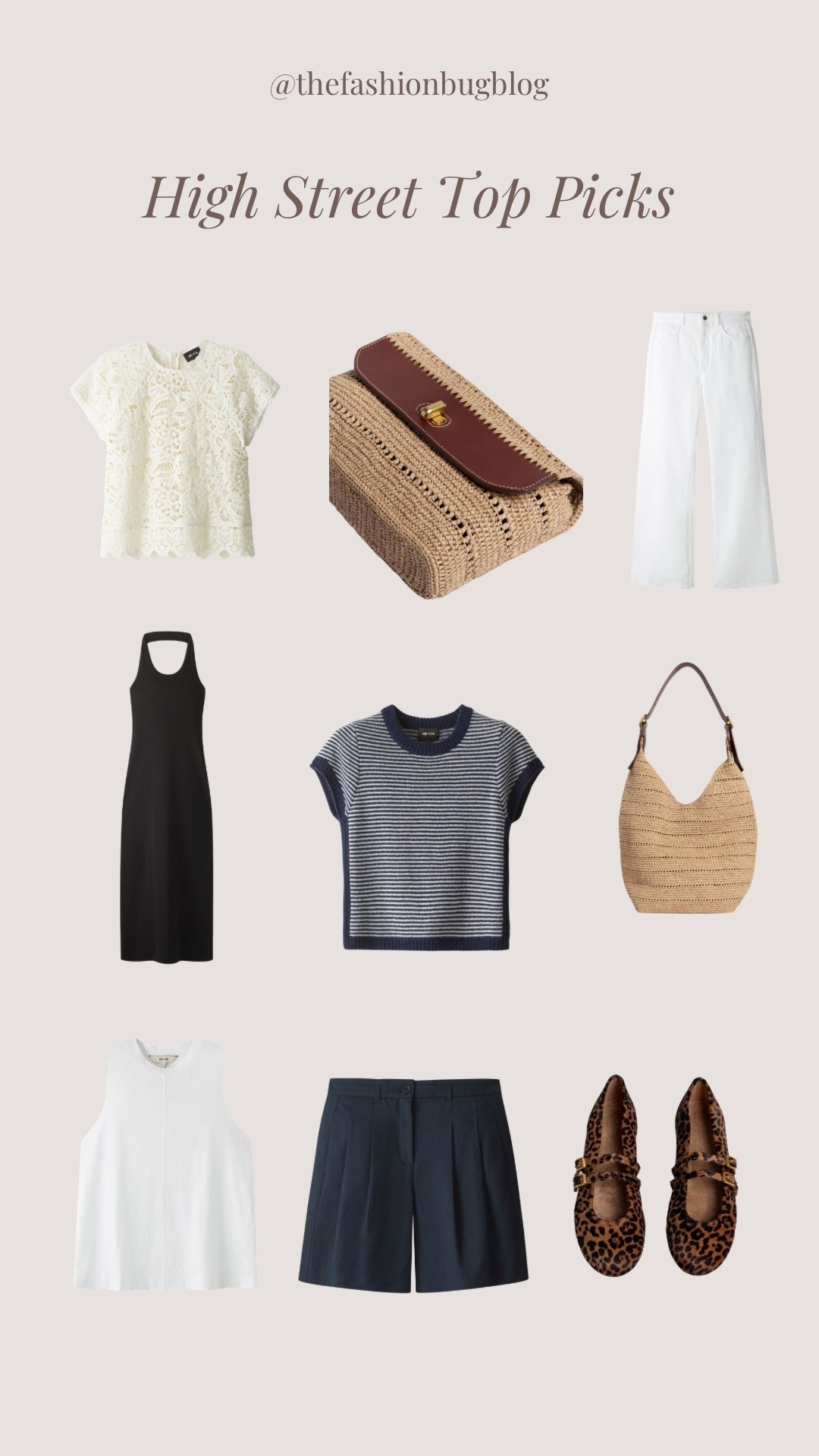 Top picks high street for summer 
Me+em
Mango