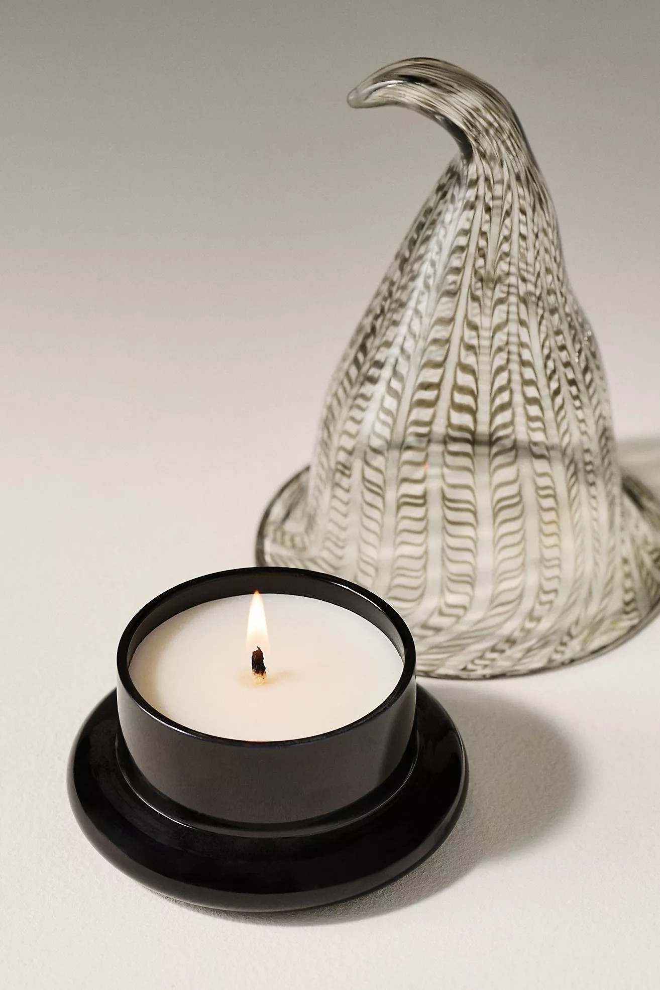 Witches Hat Amber Pumpkin & Spice Figural Glass Candle | Anthropologie (US)