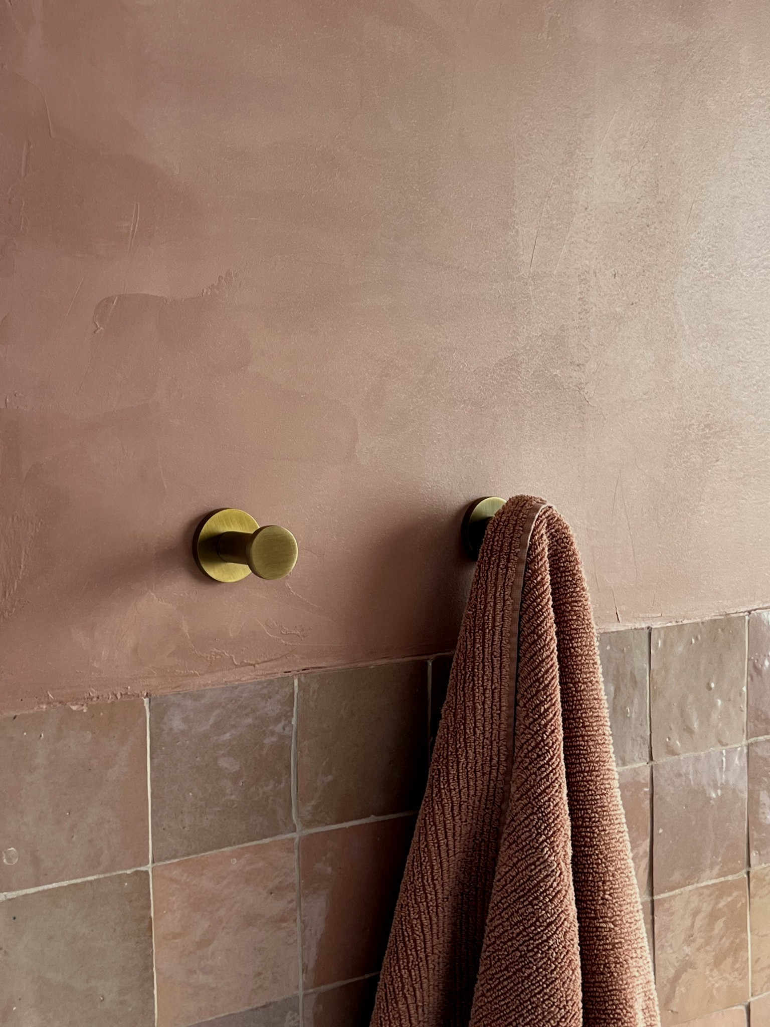 London’s bathroom hooks in the color tumbled brass.  

#LTKHome