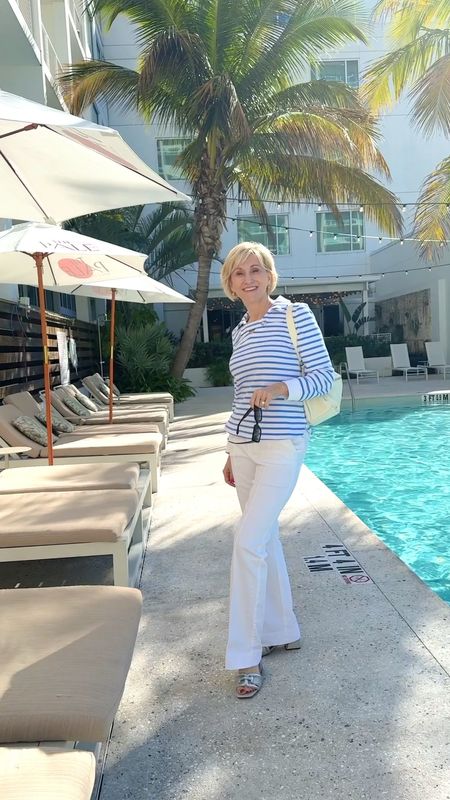 There's nothing like a nautical stripe to start your spring off in style! 🤗

The nautical stripe style is a classic and versatile look that is perfect for a seaside-inspired outfit or a casual, preppy aesthetic. I picked up this gorgeous nautical striped sweater from @talbotsoffical and paired it with these crisp white jeans for that perfect seaside look! 
 

#LTKstyletip #LTKSeasonal #LTKover40