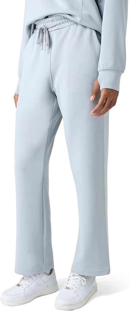 Colorfulkoala Women's High Waisted Soft Drawstring Velvra Modal Sweatpants Wide Leg Casual Lounge... | Amazon (US)