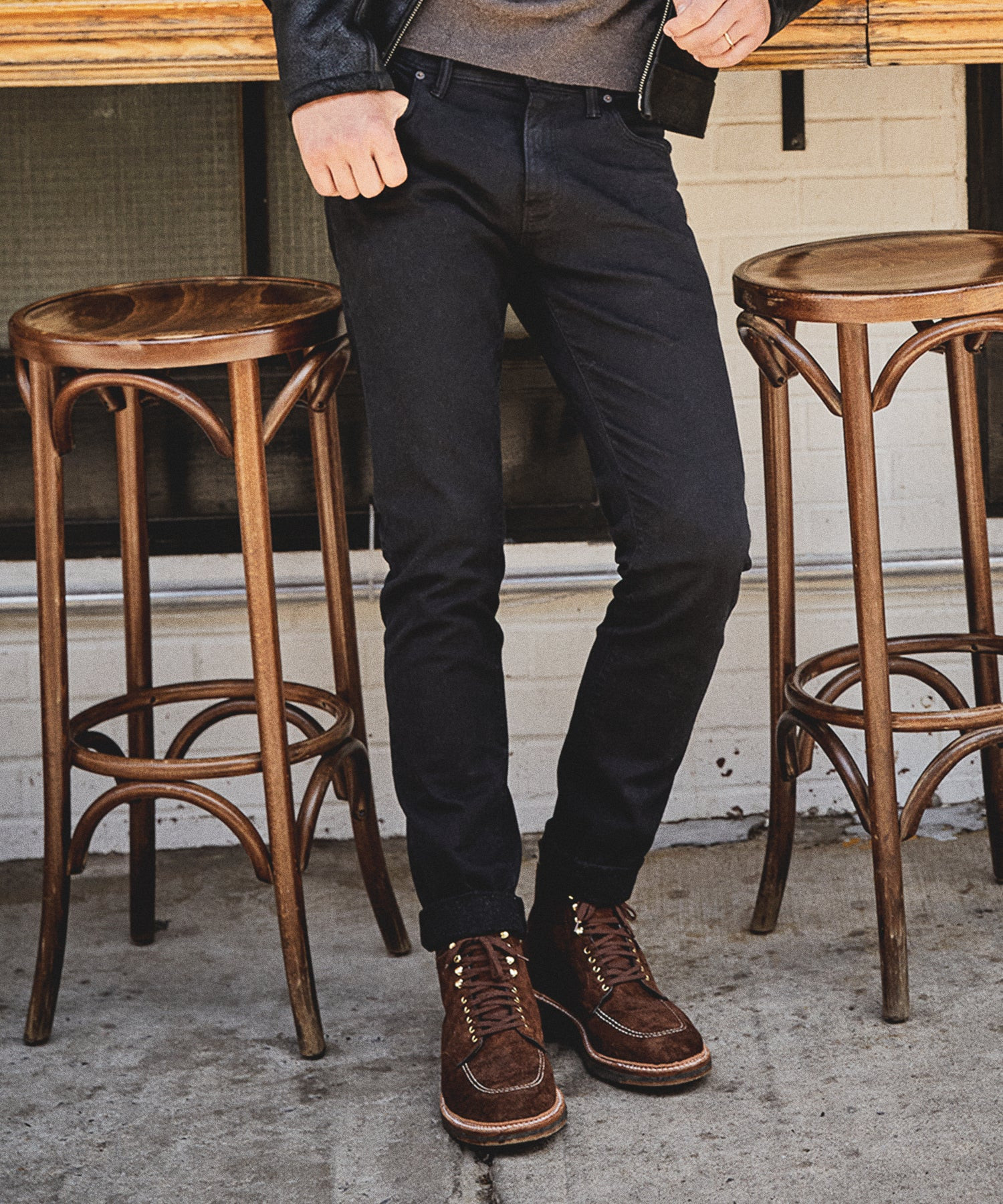 SLIM FIT 5-POCKET CHINO IN BLACK | Todd Snyder