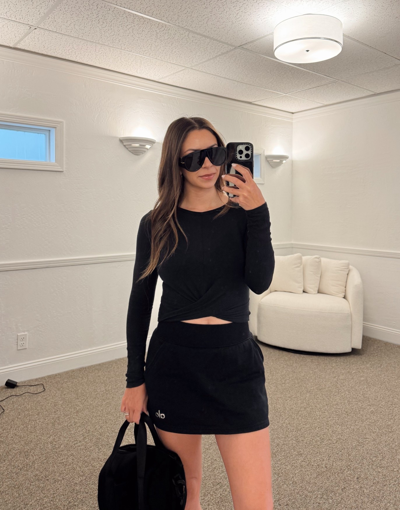 @Alo Yoga skort- small
@Alo Yoga top- small
Amazon sunglasses
@Target mini duffle bag
@adidas samba sneakers

Petite, spring outfit, athleisure 

#LTKPetite #LTKActive #LTKootd