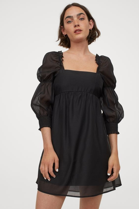 Puff-sleeved Dress | H&M (US + CA)