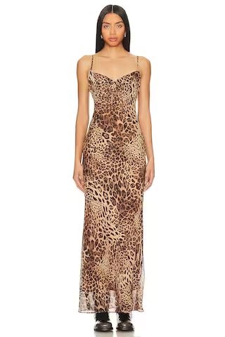 superdown Dexi Maxi Dress in Brown Leopard from Revolve.com | Revolve Clothing (Global)