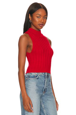 SUPERDOWN Montana Knit Top in Red from Revolve.com | Revolve Clothing (Global)