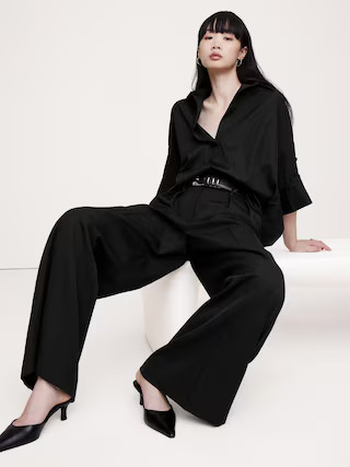 The Oversized Popover Top | Banana Republic (US)