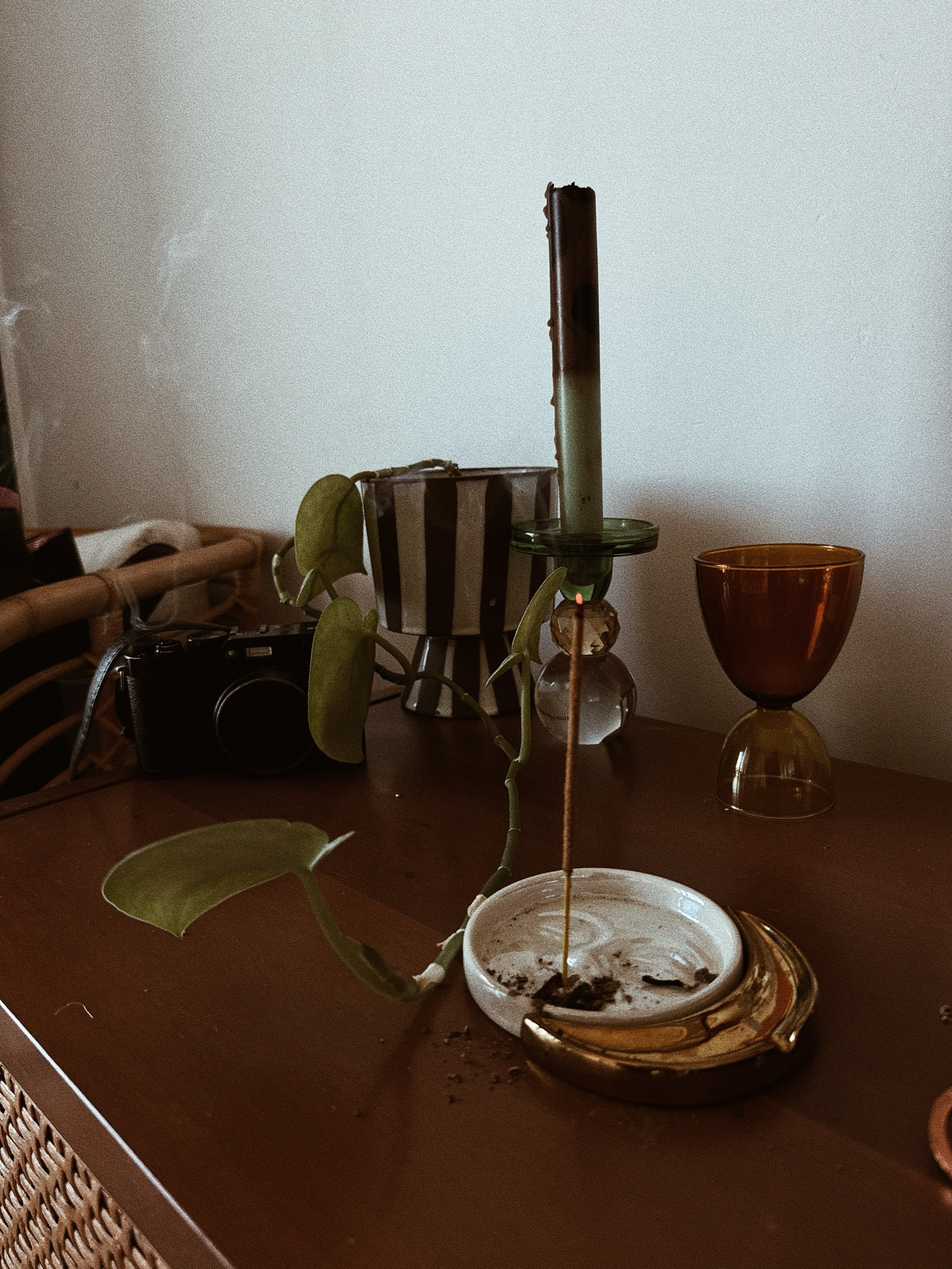 A warm moment ✨🫶🏾 I love burning incense 

#LTKfindsunder100 #LTKsalealert #LTKhome