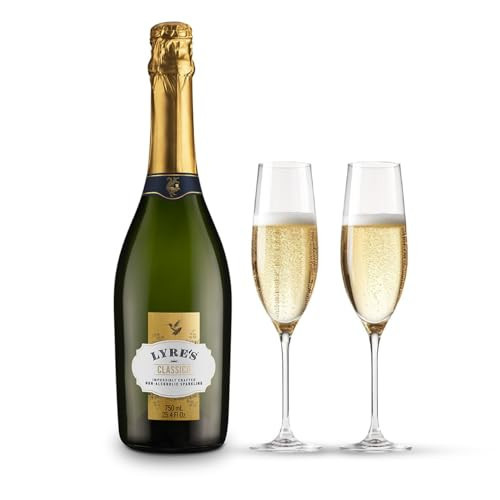 Lyre's Classico Grande Non Alcoholic Sparkling Wine, Award-Winning Zero Alcohol Wine with Only 1.1g Sugar per Fl Oz and 45 Calories per serve (25.4 Fl Oz) | Amazon (US)
