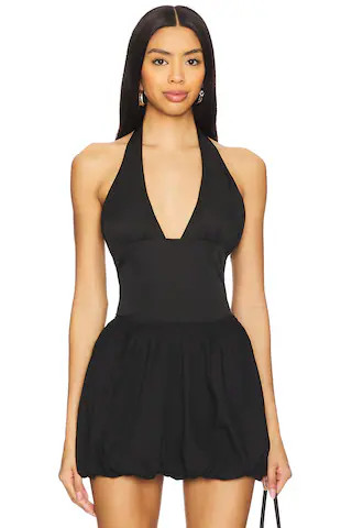 superdown Olive Halter Top in Black from Revolve.com | Revolve Clothing (Global)