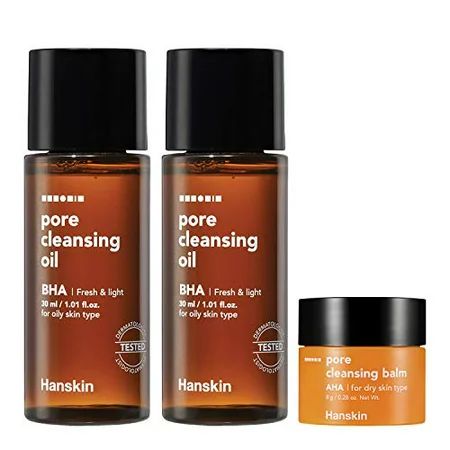 Hanskin Pore Cleansing Cleansing Balm Sample Trial Size Travel Size Mini Makeup Remover Set Gentle B | Walmart (US)