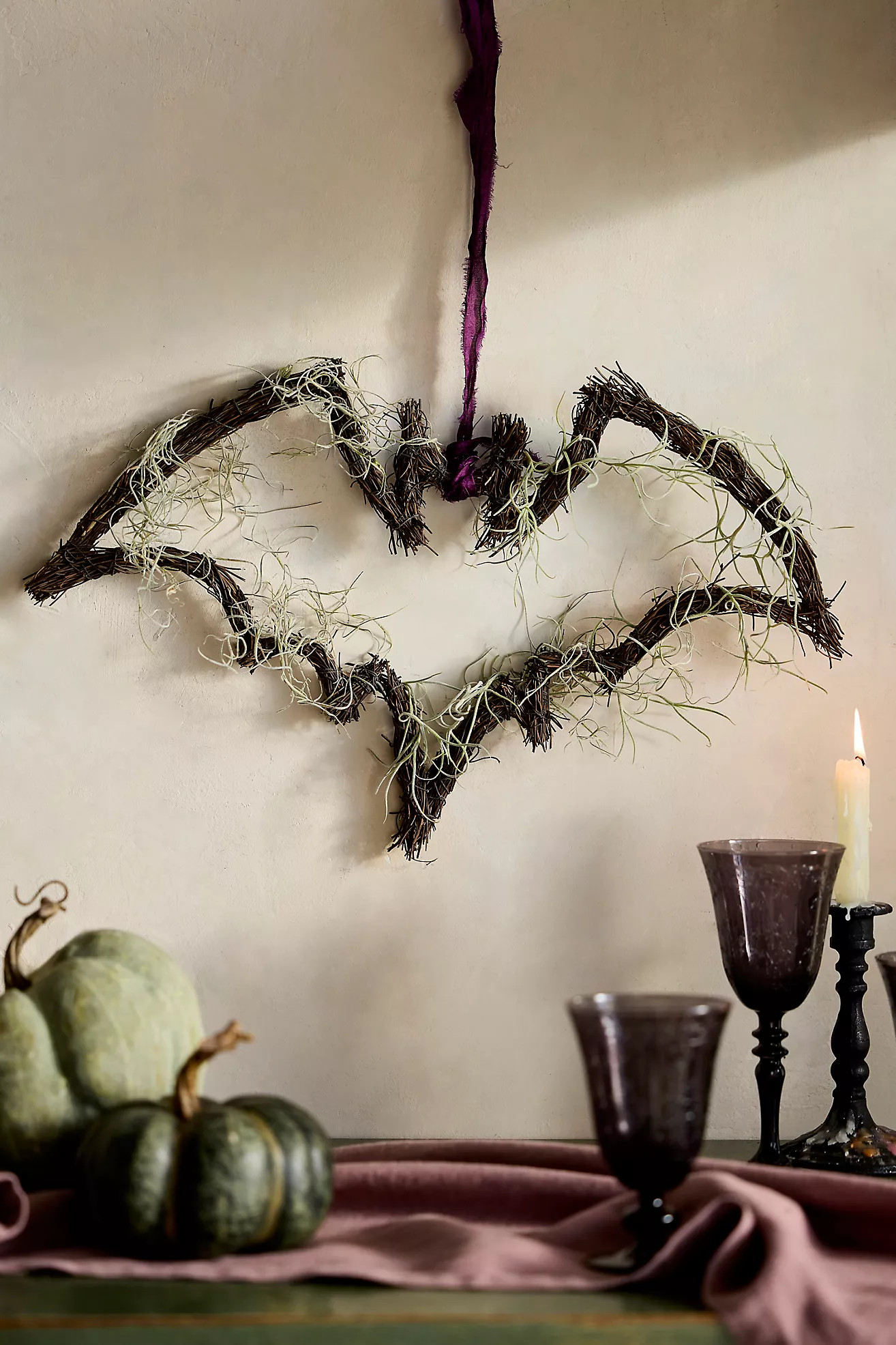 Vine Bat Wreath | Anthropologie (US)