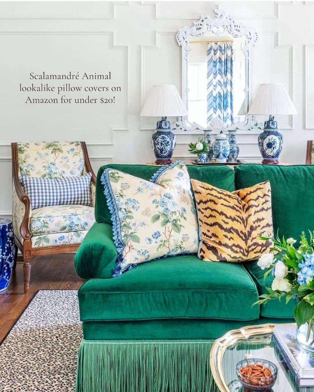 Scalamandre Tigre and leopardo pillow covers for under $20!!! 

#LTKFindsUnder100 #LTKHome #LTKFindsUnder50