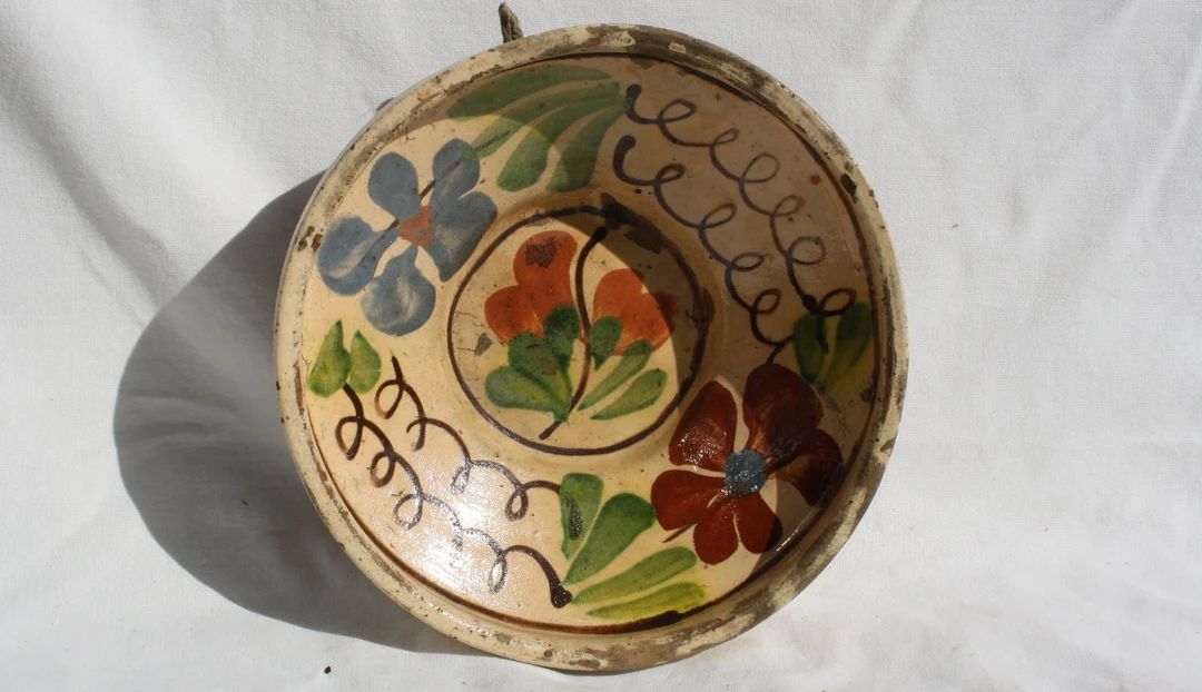 Antique Rare Clay Plate, Transylvania Pottery, Folk, Antique Peasant Plate - Etsy | Etsy (US)