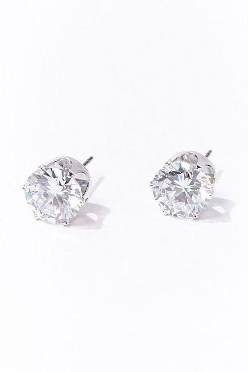 CZ Stone Stud Earrings | Forever 21 (US)
