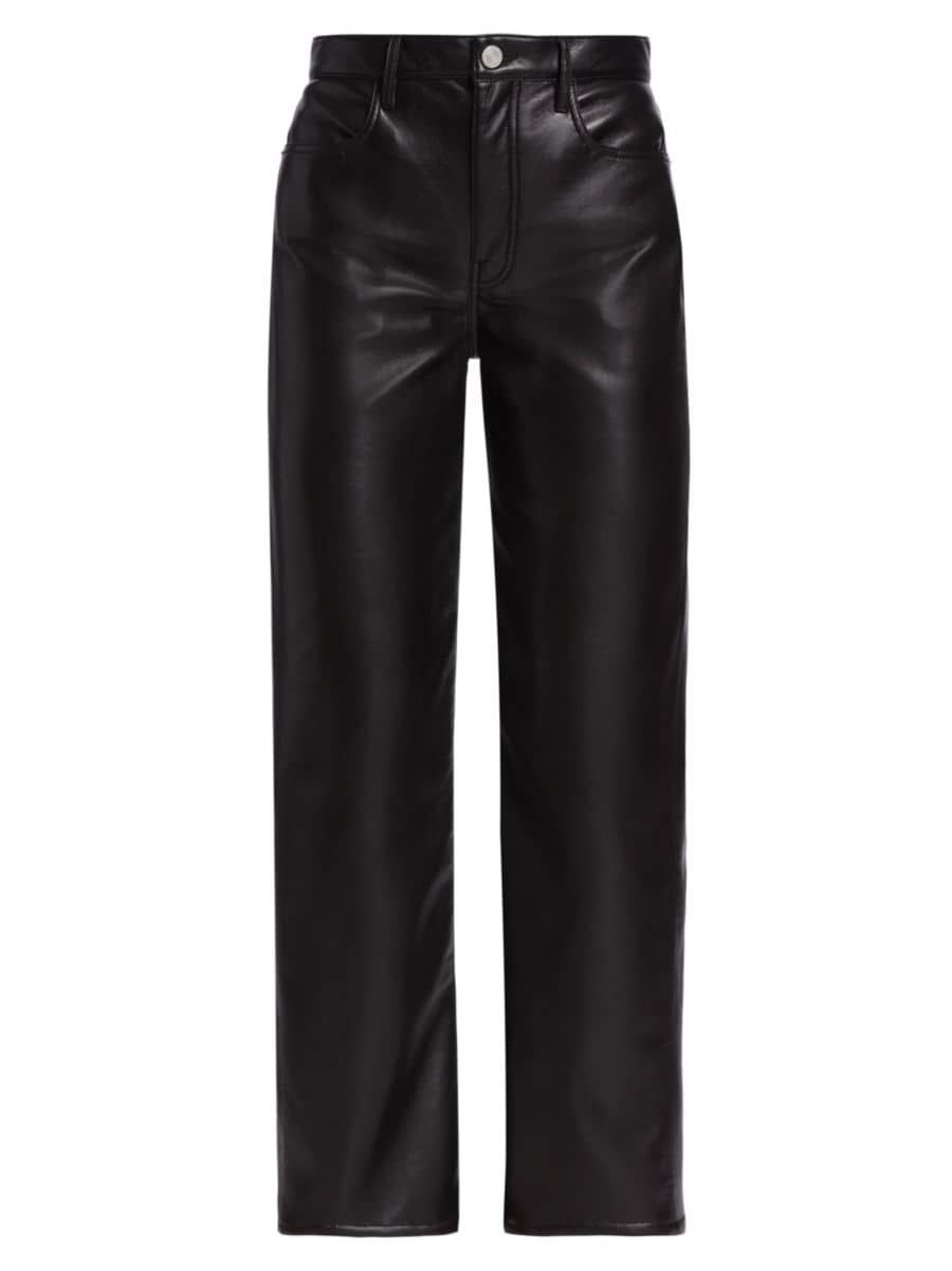 Le Jane Faux Leather Crop Pants | Saks Fifth Avenue
