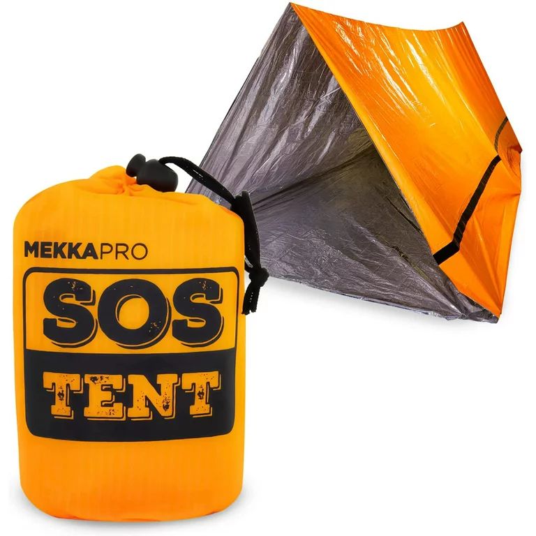 MEKKAPRO Emergency Tent Shelter - 2 Person, Resistant and Lightweight-5.3"L x 35.43"W x 35.43"H | Walmart (US)