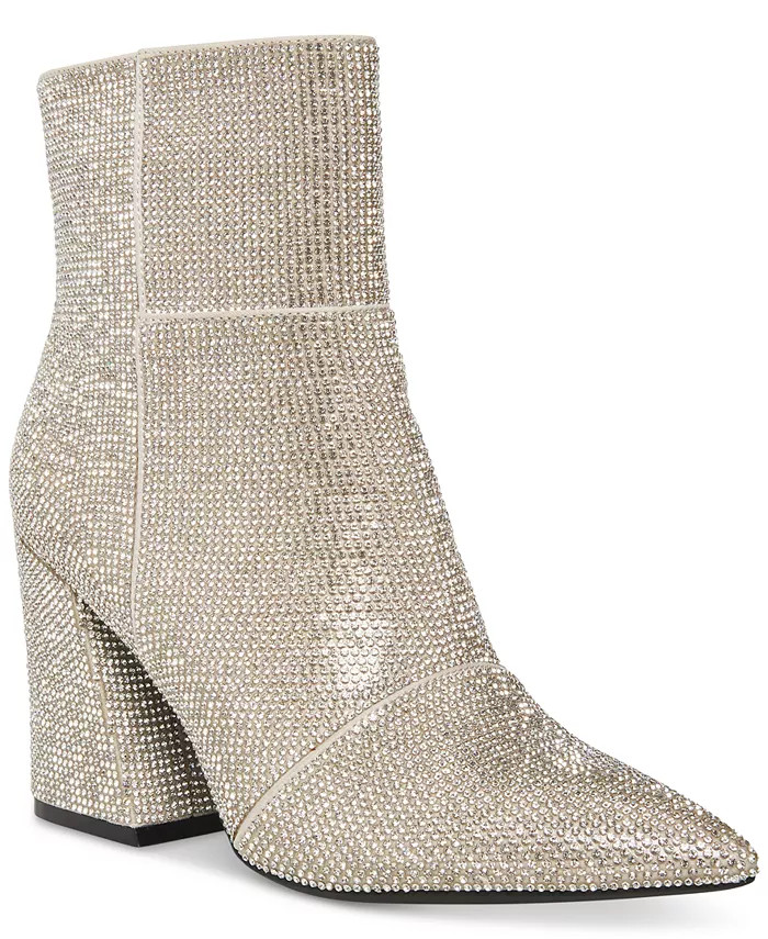 Women's Cody Rhinestone Flared-Heel Dress Booties | Macys (US)