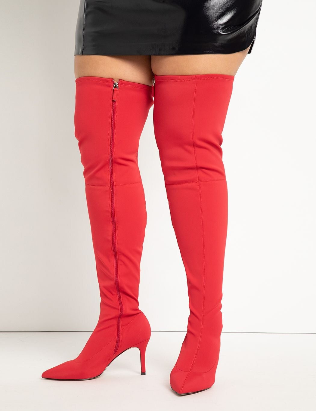 Neoprene Over the Knee Boot | ELOQUII | Eloquii
