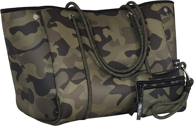 Pole Tribe Large Neoprene Tote Bag - Versatile and Lightweight Neoprene Bag for Women - Ideal for... | Amazon (US)