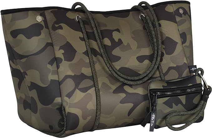 Pole Tribe Large Neoprene Tote Bag - Versatile and Lightweight Neoprene Bag for Women - Ideal for... | Amazon (US)
