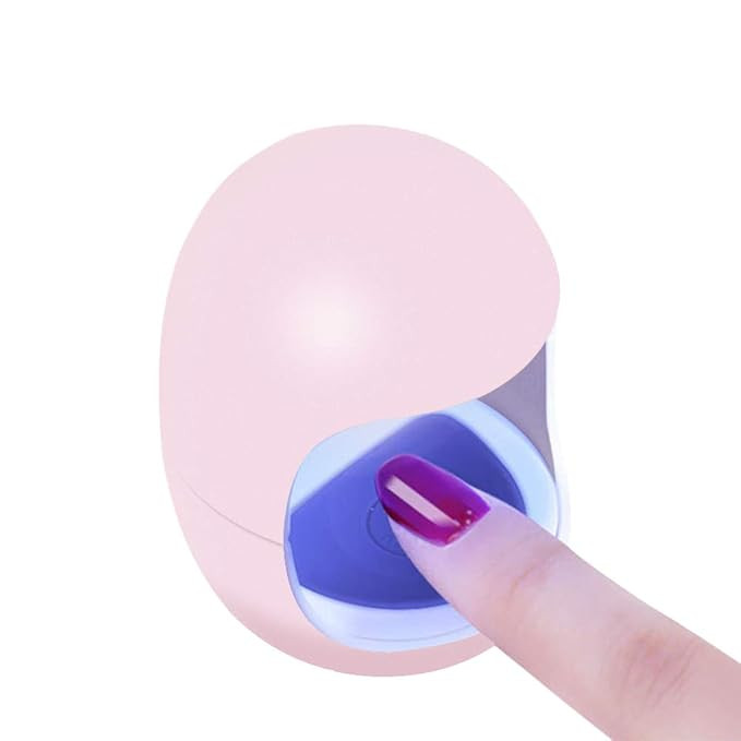 Cinbos Mini Nail Phototherapy Lamp, Cute Egg UV Gel Nail Lamp, USB Mini Nail UV Light, LED Therap... | Amazon (US)