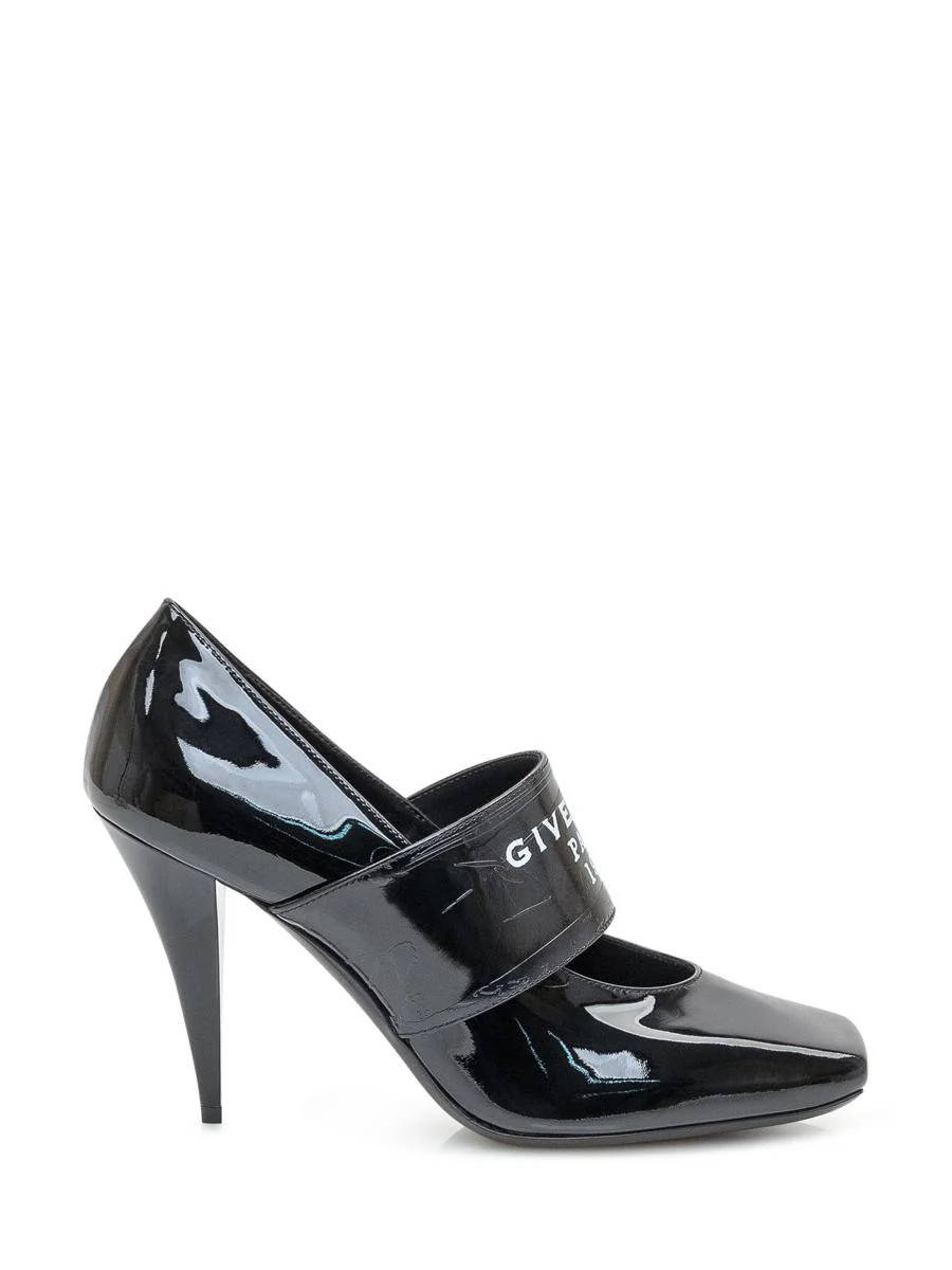 Givenchy Givenchy Black Patent Leather Pumps With Logo | Baltini
