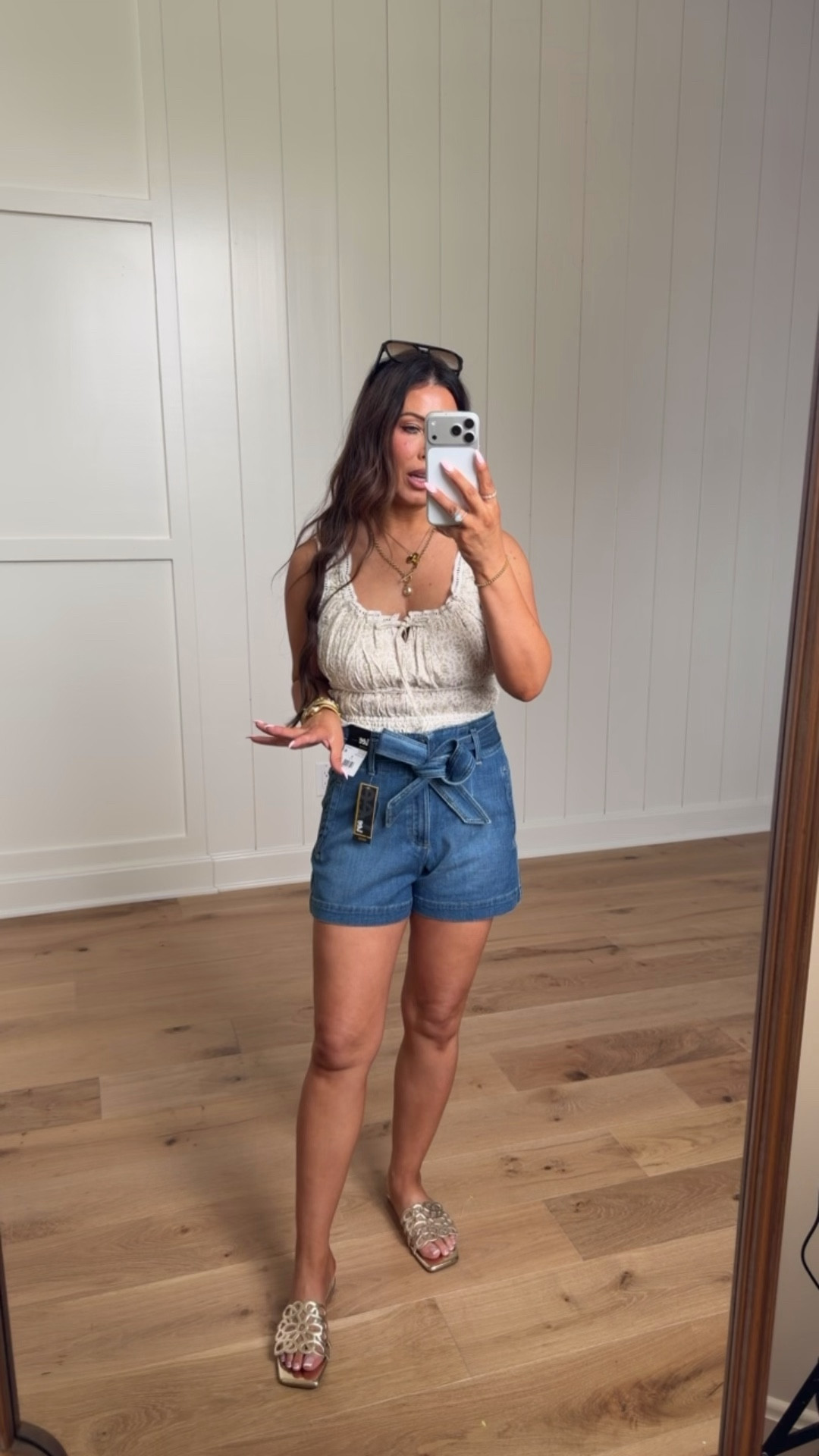 Walmart casual summer outfit ☀️

This might be one of my favorite outfits from my Walmart haul. The smocked tank is lightweight, stretchy, and really flattering, and these paperbag waist denim shorts are so comfortable with the adjustable tie waist.

Such an easy everyday summer outfit for errands, lunch, vacation, or casual days when you want to look cute without trying too hard.

Both pieces are super affordable Walmart finds and easy to mix and match with other staples.

Tap the photo to shop everything ✨

#walmartfashion #walmartfinds #denimshorts #casualsummeroutfit #momstyle #affordablefashion #everydayoutfit #summerstyle

#LTKgrwm #LTKootd #LTKSpringSale