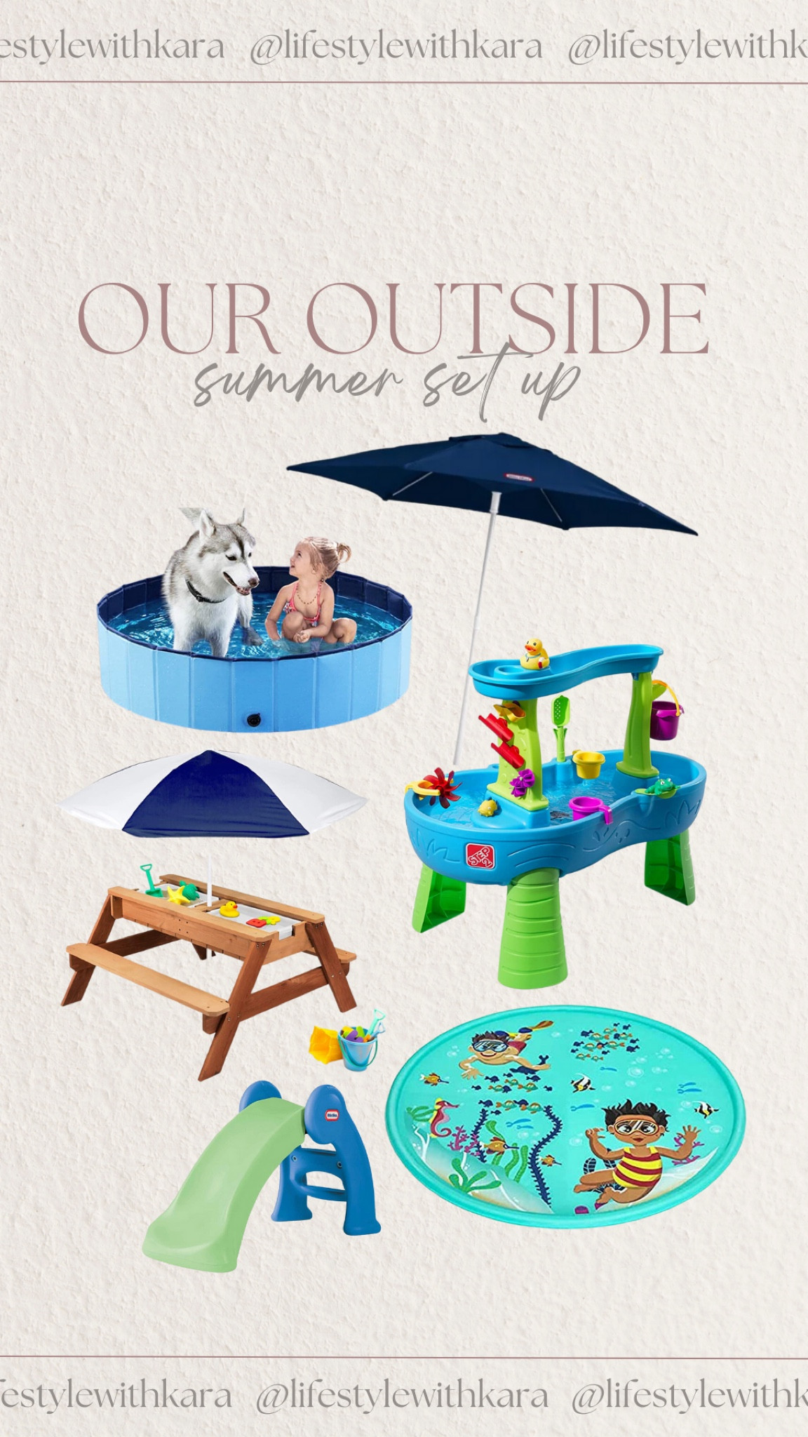 Our summer set up! Plus more linked! 

#LTKswim #LTKSeasonal