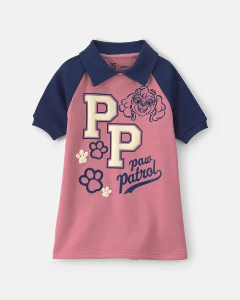 Toddler Girl Paw Patrol® Polo Dress - Pink/Navy Blue | Carter's | Carter's Inc