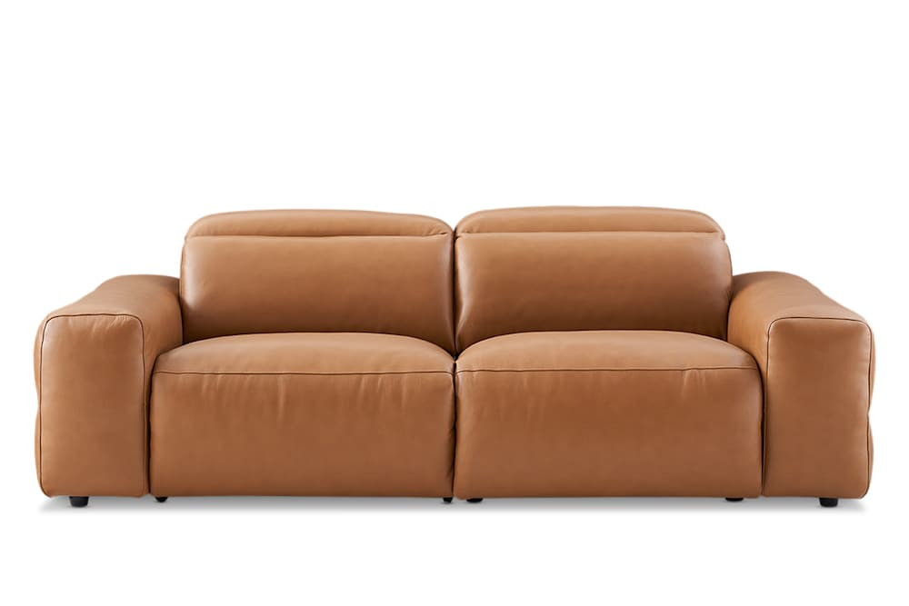 Jaron Leather Recliner SofaNew | Castlery US