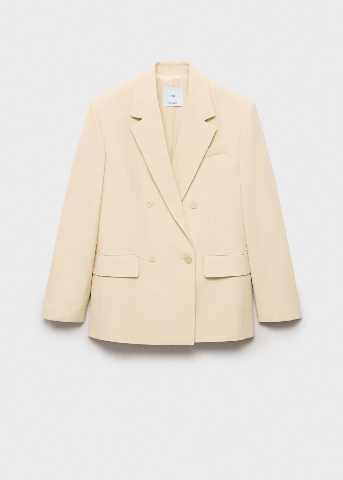 Double-breasted suit jacket - Women | MANGO United Kingdom | MANGO (UK)