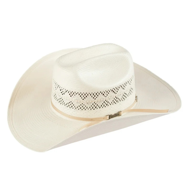 American Hat Co Biggs Vented Ivory Straw Cowboy Hat 6800-2CCHOC | Walmart (US)