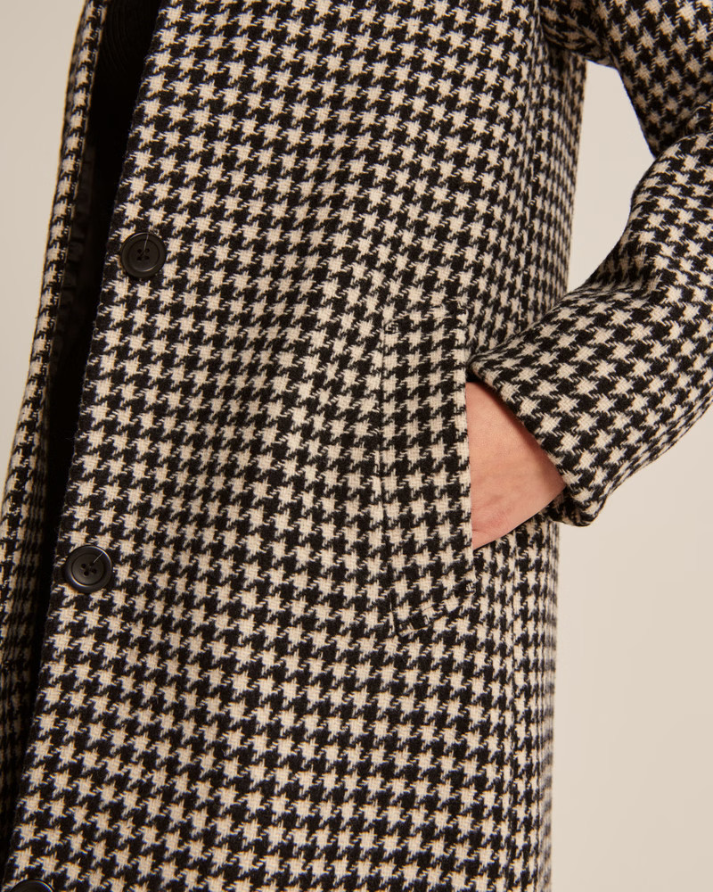 Women's Wool-Blend Mod Coat | Women's Coats & Jackets | Abercrombie.com | Abercrombie & Fitch (US)