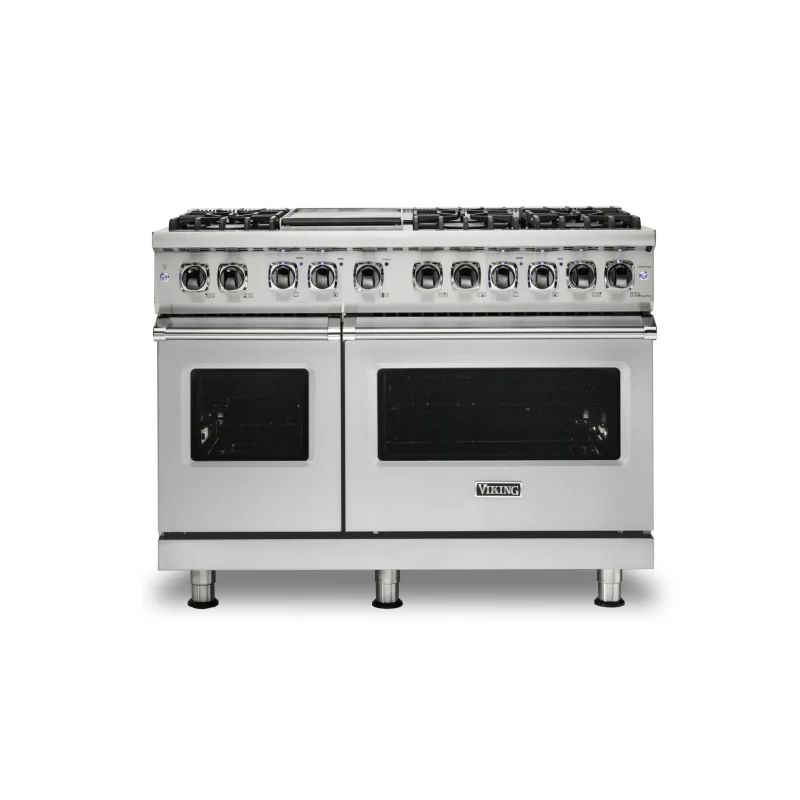 Viking VDR5486GLP 48 Inch Wide 7.27 Cu. Ft. Free Standing Dual Fuel Range with T | Build.com, Inc.